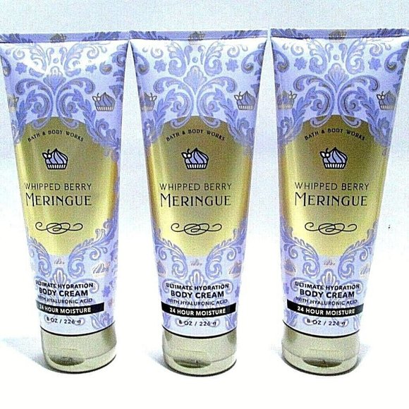 Bath & Body Works Skincare Whipped Berry Meringue Bath Body Works Body Cream With Hyaluronic